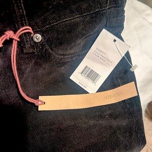 Vince Dark Corduroy Trousers